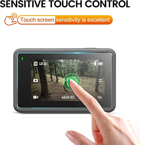 Image of M.G.R.J Tempered Glass Screen Protector for DJI Osmo Action 3 Digital Camera