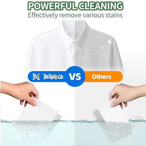 Image of Laundry Detergent Sheets Space-Saving Travel-Deep Cleaning Unscented Eco No Plastic Jug 240 Loads