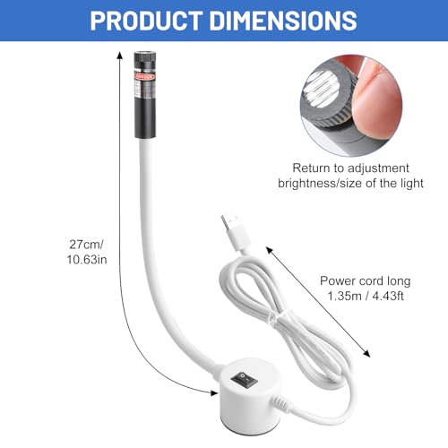 Guide laser magnétique de précision USB pour l'alignement de vos tissus - 3