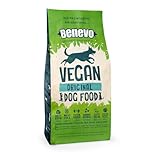 Benevo Vegan Dog Food (1.8kg) – Complete Plant-Based Dry Food | Hypoallergenic, Wheat-Free, Non-GM | With Taurine, L-Carnitine & Essential Fatty Acids | PETA & Vegan Society Approved