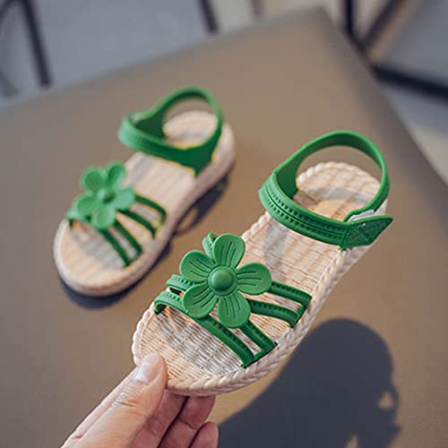Sand N Sun Flip Flops Toddler Kids Infant Girls Soild Flower Princress Shoes Soft Slides for Toddler Girls2