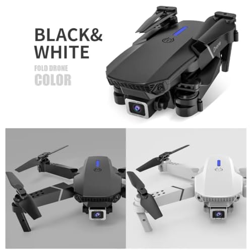 Image of Drone With HD Dual Camera Brushless Motor,Smart Gestures Selfie, Altitude Hold One-Click Takeoff /Landing Flip Rolling Gesture Control With Wi-Fi Camera Remote Control Drone A2