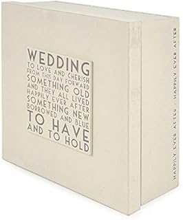 East of India Wedding Square Keepsake Box by East of India