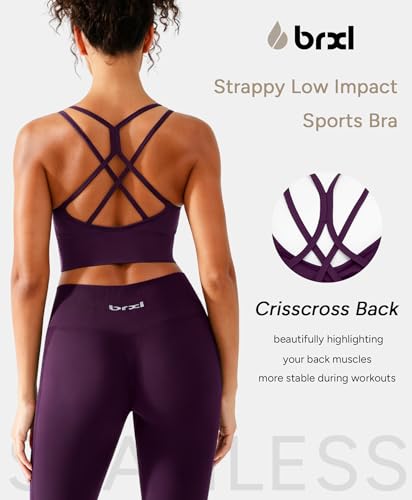 Image of BRXL Sports Bras for Women Crisscross Back Workout Gym Sport Bra