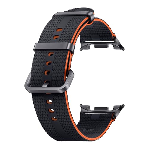Samsung Athleisure Band (S/M) ET-SOL32 für die Galaxy Watch8 | Watch8 Classic Uhrenarmband, Sport Armband, Original Zubehör, elastisch, langlebig, guter Sitz, Graphite