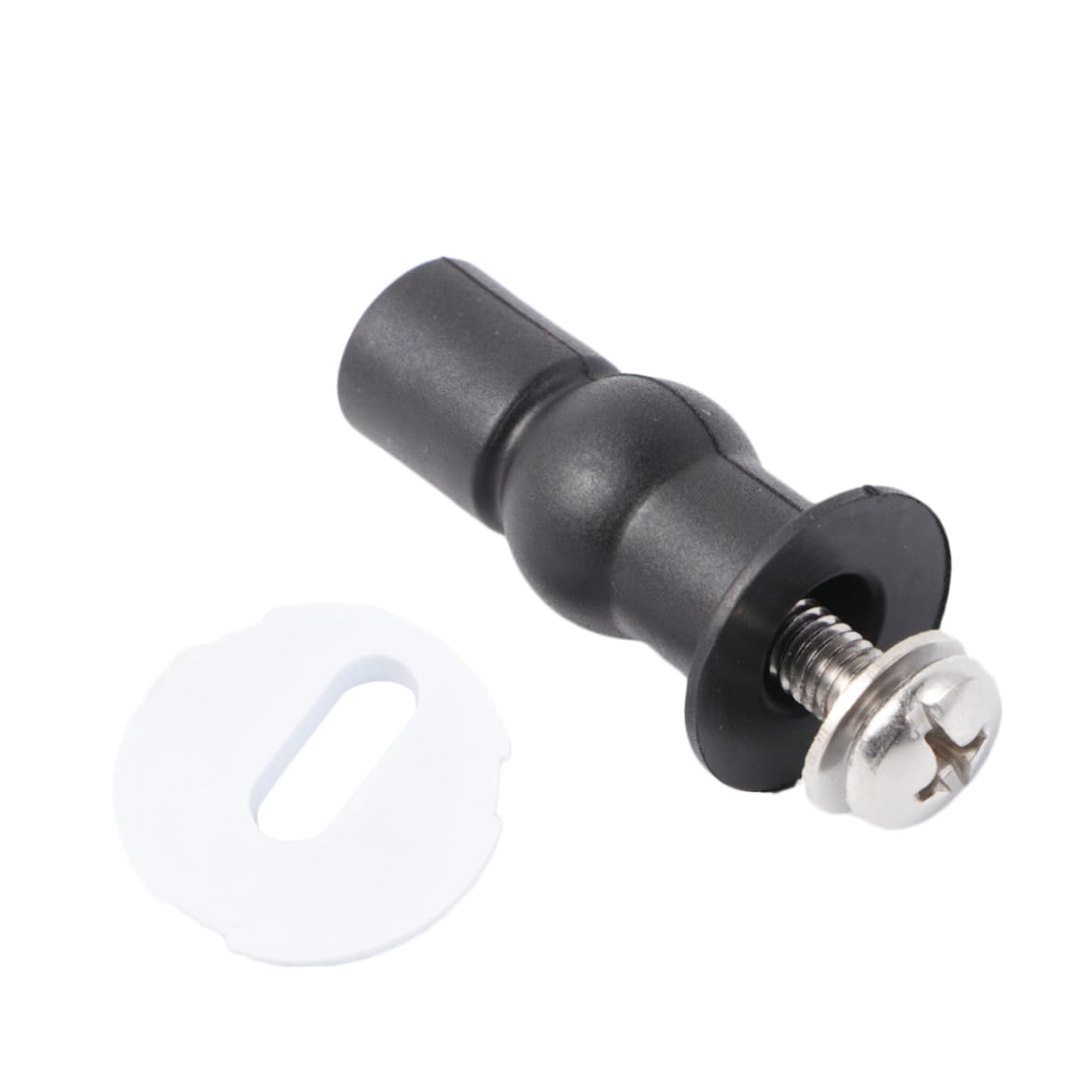 Tacos de expansión de metal, 2 herramientas de goma para inodoro, accesorios de inodoro, tornillo, expandir (As Shownx2pcs, 4 x 1.4 cm x 2 unidades)