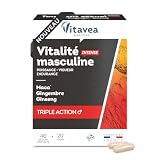 Vitavea Bien-être - Vitalité masculine Maca Gingembre Ginseng - 40 gélules...