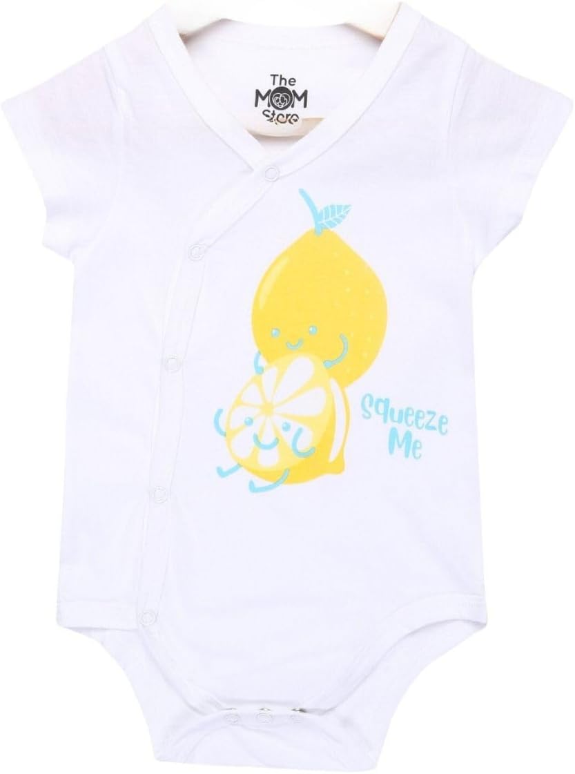 The Mom Store100% Cotton Onesie for Baby Boys & Girls | For Infants, New Borns | Printed | Comfortable