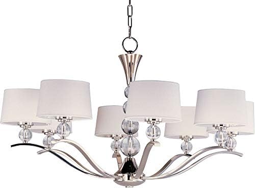 Maxim Rondo-Eight Light Chandelier in Transitional style-38.75 Inches Wide by 23.5 inches high -Traditional Installation