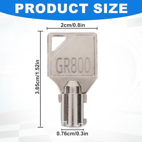 Image of GR800 Washer Key Compatible with Speed Queen Dryer Washing Machine Lock, 54612 Commercial Coin Op Service Door Key for Washing Machine