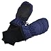 SnowStoppers Kid's Waterproof Stay On Winter Nylon Mittens Extra Small / 6-18 Months Navy blue