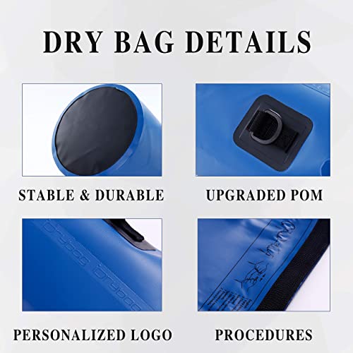 Image of IDRYBAG Dry Bag Waterproof Floating, TPU Waterproof Bag Roll Top, 2L,5L,10L Dry Bag Kayak Storage for Kayaking, Boating, Rafting, Fishing, Swimming, Hiking, Camping, Travel, Beach