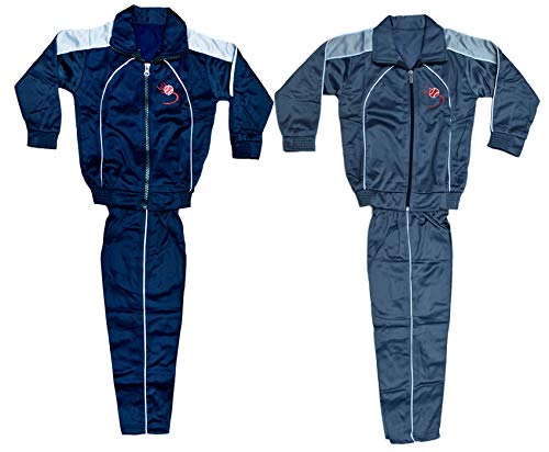 Image of IndiWeaves Kids Girls and Boys Polyester Track Suit for Winters Pack of 2