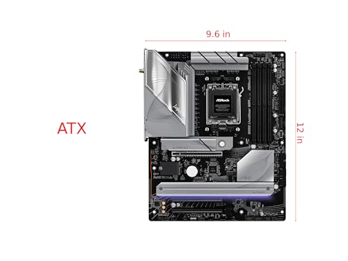 Image of ASRock AMD B850 LiveMixer WiFi 7 Socket AM5 Ryzen 9000 /8000 /7000 Series DDR5 8000+ (OC) MHz 256GB ATX Motherboard M.2 SATA3 6.0 Gb /s PCIe 5.0 BIOS Flashback 1 HDMI 1 DisplayPort