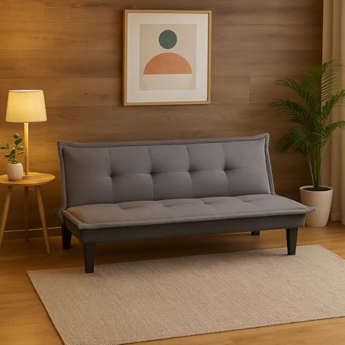 Recopilación de Sofás del mes. 43 Bossa | Sofá Cama Futón Individual Reclinable Independencia para Sala, Recámara o Estudio Compacto, Confortable y Multifuncional, Diseño Moderno Fácil de Armar en Cama