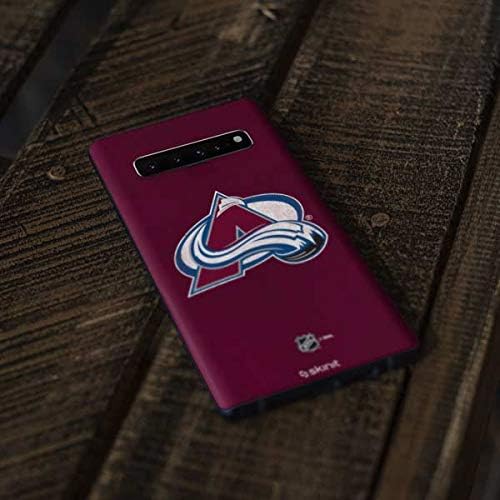 Skinit Decal Phone Skin Compatible with Samsung Galaxy S10 Plus - Officially Licensed NHL Colorado Avalanche Distressed Design