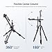 NEEWER Basics Overhead Camera Tripod Monopod with Fluid Head & Horizontal Center Column, 75.4 Inch Tall Metal DSLR Video Travel Stand, Arca Type QR Plate & Reversible Legs, Max Load 17.6 lb, TP015