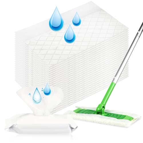 24 Count Unscented Wet Mop Refills for Swiffer Sweeper Wet Pads