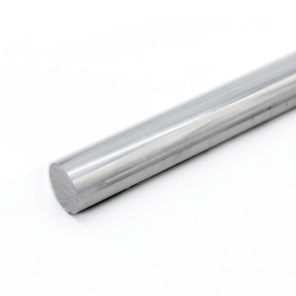 Pręt aluminiowy 6063 Solidny, bardzo twardy, okrągły, do prętów do majsterkowania(6 x 500mm 4pcs)