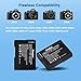 Uwayor EN-EL14 EN-EL14A Battery and USB Dual Charger Compatible with Nikon D3100, D3200, D3300, D3400, D3500, D5100, D5200, D5300, D5500, D5600, DF, Coolpix P7000, P7100, P7700, P7800 Cameras