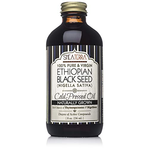 Shea Terra Ethiopian Black Seed Cold-Pressed Extra Virgin Oil bottle