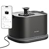 PETLIBRO Upgrade Cat Water Fountain Stainless Steel Tray, Dockstream 2 Cat Fountain Indoor, 3L/101oz Auto Cat Fountains for Drinking, App Monitoring Pet Water Fountain Dog, 5G WiFi Cat Water Dispenser