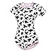 Littleforbig Cotton Romper Onesie Pajamas Bodysuit - Milk Cow Onesie XL