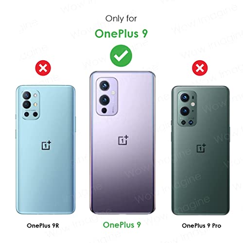 Image of WOW IMAGINE Shock Proof Clear Transparent Back Case Mobile Cover for 1+OnePlus 9 (Hard | Hybrid PC + TPU | Full Armour Device & Camera Protection | Camo Green)