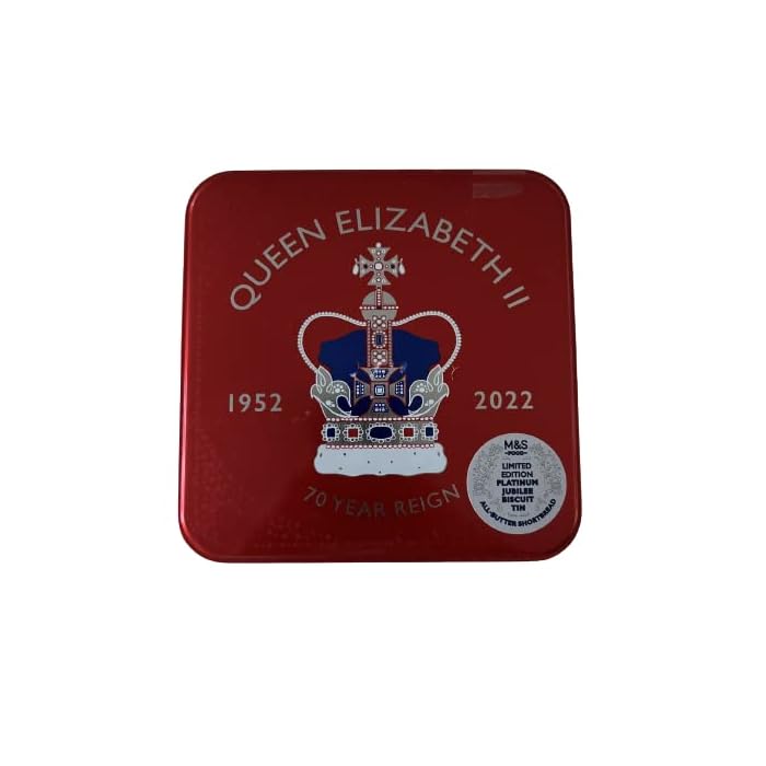 Buy Marks and Spencer M&S Limited Edition Queen Elizabeth II Platinum Jubilee Red All Butter