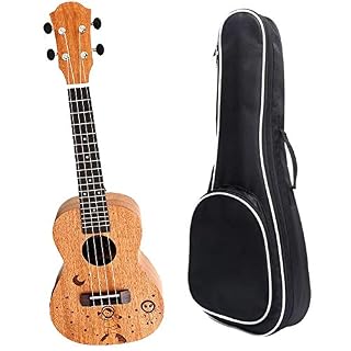 Ukelele 23 Pouces Traditionnel Concert Ukulélé Acajou Bois Uke Hawaii Enfants Petite Guitare Avec Housse Pour Étudiants… - Les Beatles, Paul McCartney, John Lennon, RIngo Starr, George Harrison