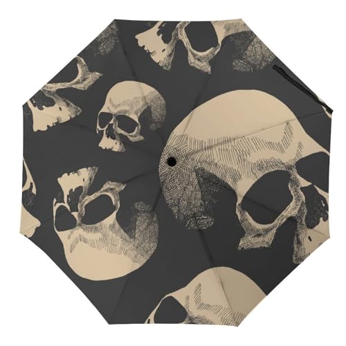 Parapluie automatique compact résistant pour affronter les averses de voyage