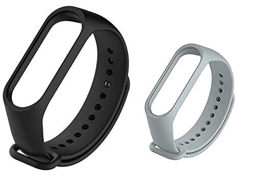 Image of TechMount� Wristband Band Straps Replacement Belt for Xiaomi Mi Original Bands Pack of 2
