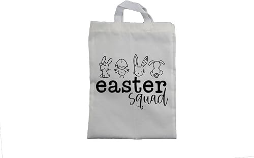 Kids Easter Squad Cotton White Easter Bag