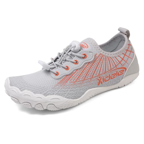 Image of Water Shoes for Men and Women, Barefoot Aqua Socks, Wide Fit Beach Swimming Pool Shoes, Anti-Slip Outdoor Walking Hiking Kayaking Diving Surfing