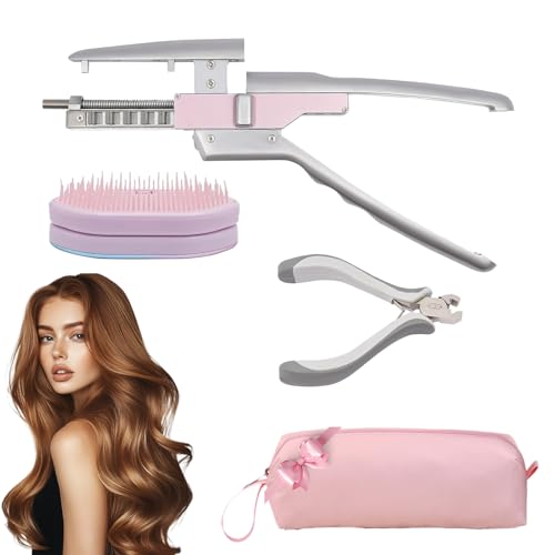 Outil d'extension sans trace de 2e génération pour volume cheveux humains 6D