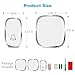 Anko Wireless Doorbell, Plug and Play Waterproof Door Bell Kit, 1000 Feet Operating Range, 36 Chimes Quality Sound, 4 Levels Adjustable Volume, Led Flash Indicator (1 Push Button and 2 Receiver)