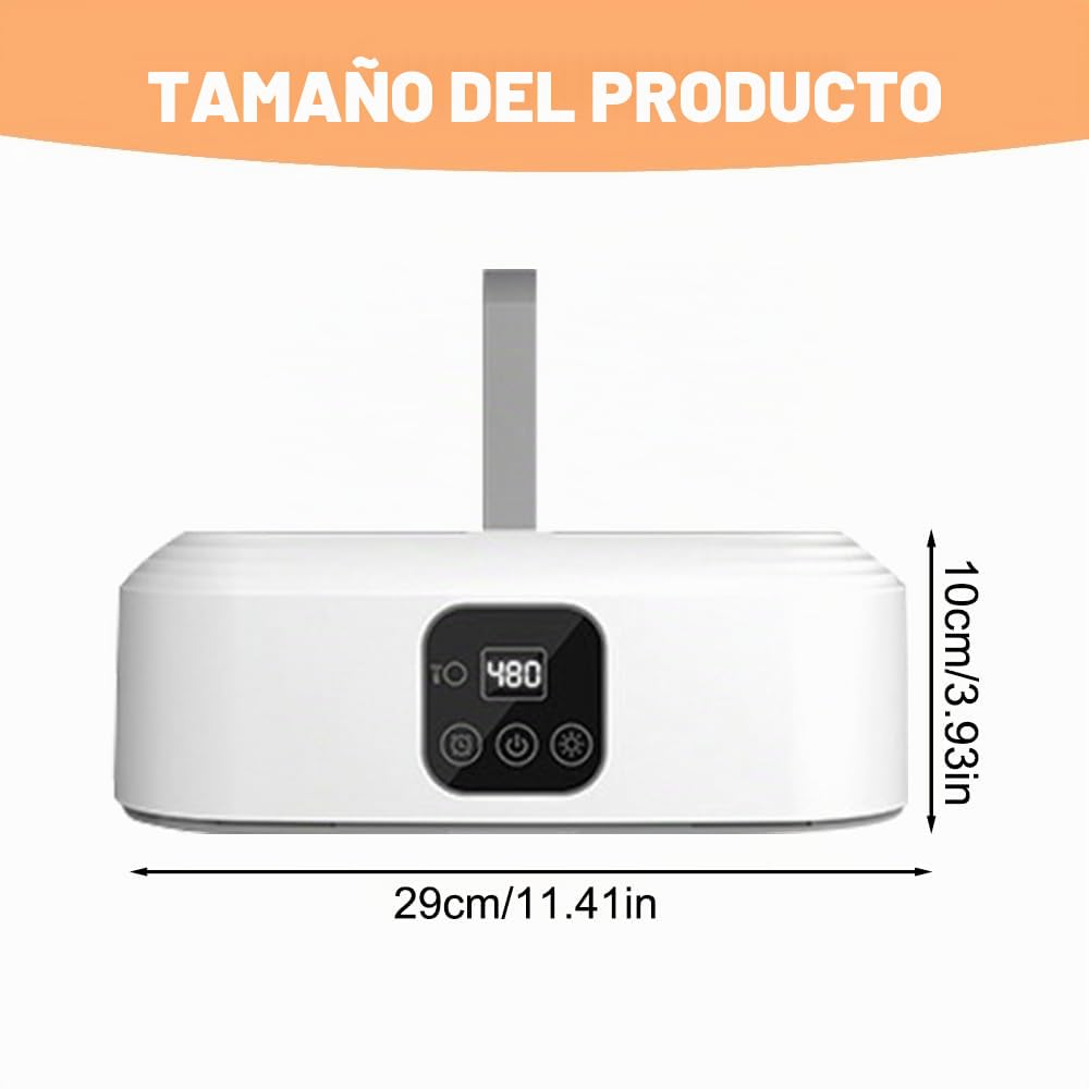 Secadora de Ropa Portatil, WDKXCN 600W Secadora de Ropa Pequeña, Mini Secadora de Ropa, Secadora Eléctrica de Ropa Portatil con Temporizador,Esterilización UV,Apagado Automático para Apartamento,Viaje