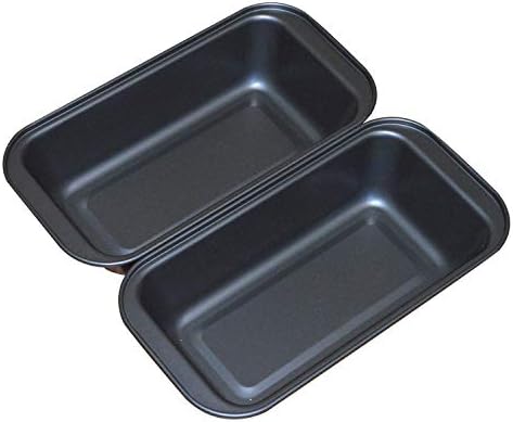 Nonstick Loaf Pan,8.5 x 4.5 Inch Carbon Steel Toast Pan for Baking Bread with Oven, Gray set of 2