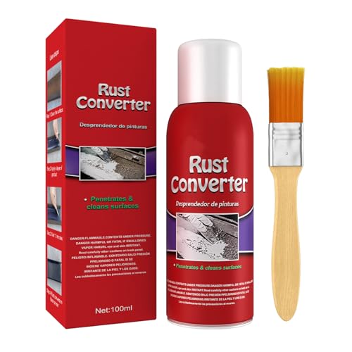 Convertidor de eliminación de óxido - Defensa contra Ruust Cars Extereme Russt | Marine Fleet Home Inhibidor Desoxidante Spray | Convertidor de pintura para mantenimiento de automóviles