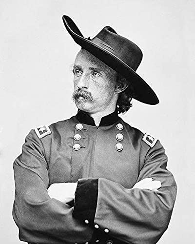 Civil War General George A. Custer Portrait 8x10 Photograph Photo Print