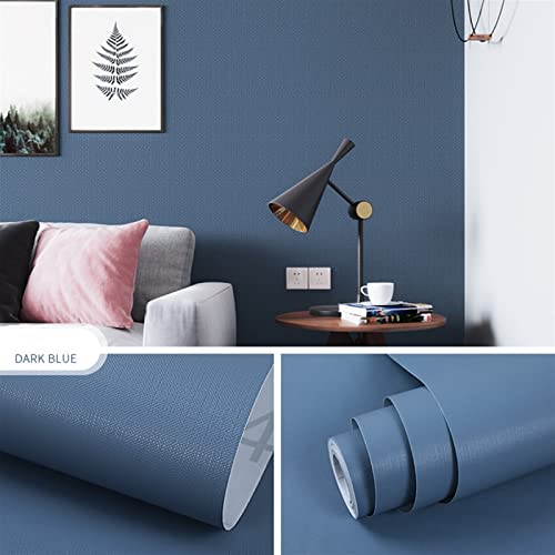 Papel tapiz auto adhesivo negro de vinilo impermeable para forrar muebles 60cm x 10m 2