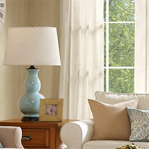 Lampe de table en céramique bleu clair forme gourde moderne E27 - 3