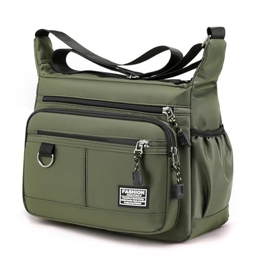 Crossbody Bag with Multiple Pockets – Unisex Messenger Satchel for Travel & Work