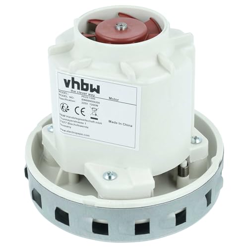 vhbw Motor de repuesto compatible con Kärcher WD 5.400, NT 65/2 Tact, WD 5.300, WD 5.200, SGV 6/5, Puzzi 30/4, NT 75/2 Tact aspiradora - 1200 W