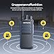Retevis RT86A Walkie-Talkies mit großer Reichweite, Robustes Funkgerät mit Mikrofon, Gruppenruf, einfaches Pairing, für die Bauindustrie（2 Stück）