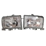 A Pair Headlights Compatible With Nissan Truck Atlas F23 H2F23 B6010-0T500 B6010-5T000 1990 to 1994