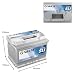 VARTA Automotive DYNAMIC SLI (D59) 12V 60Ah 540A - Nassbatterie KFZ mit Standardausstattung & ohne Start-Stopp System - Starterbatterie für einfachen Energiebedarf - Bleisäurebatterie wartungsfrei