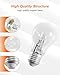 Wusquvy A55 E27 Halogen Bulb 10 Pack 220V 2700K 96 * 55mm 100W Clear Glass Lamps Fit for Use in Home or Shops and Offices