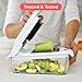 Fullstar The Original Pro Chopper - Vegetable Chopper and Spiralizer, Food Chopper with Container, Fruit Slicer, Kitchen Gadgets & Gifts, Home Essentials (4 in 1, White)