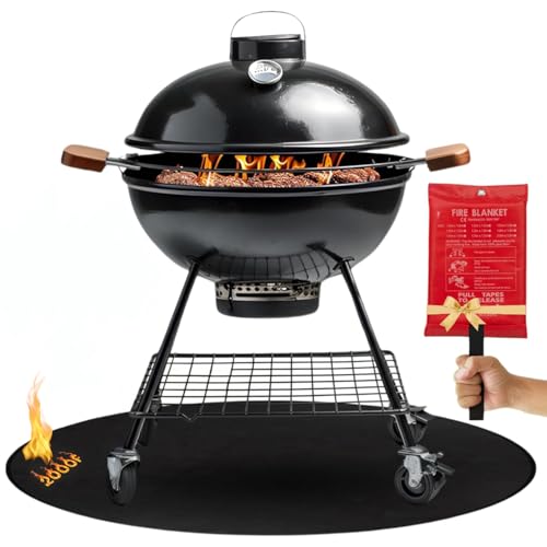 ejomo Under Grill Mats for Outdoor Grill Deck...